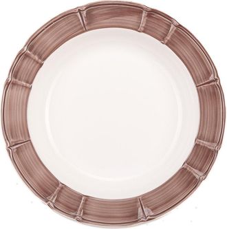 Arcucci Tray plate Provence stripe dove grey