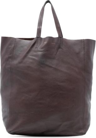 Celine Pre-owned Tote Bags, female, Brown, Size: ONE SIZE Pre-owned Leather Tote Bag