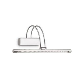 Netlighting Bow LED Medium Picture Wall Light Chrome in Grey