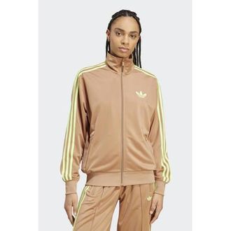 adidas Originals trainingsjack Firebird bruin/geel