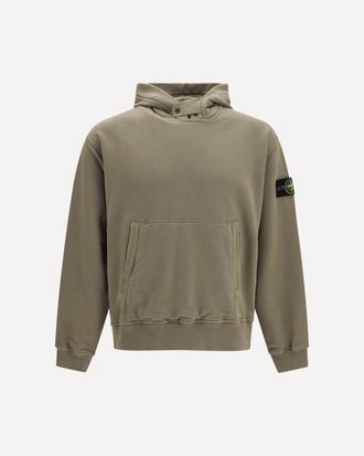 Stone Island Felpa con Cappuccio e tasca frontale Man XXL