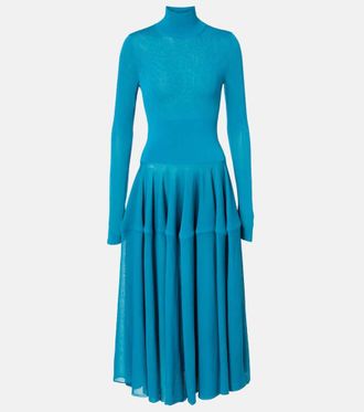 Alaia Turtleneck midi dress