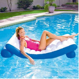 Trade Shop Trade Shop - Materassino Gonfiabile Relax Mare Spiaggia Piscina In Vinile 177 X 94 Cm