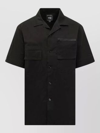 Yohji Yamamoto short sleeve shirt multiple chest pockets