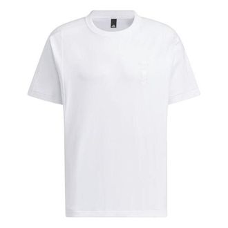 adidas Casual Pullover Sports T-Shirt Asia Sizing White IX4273