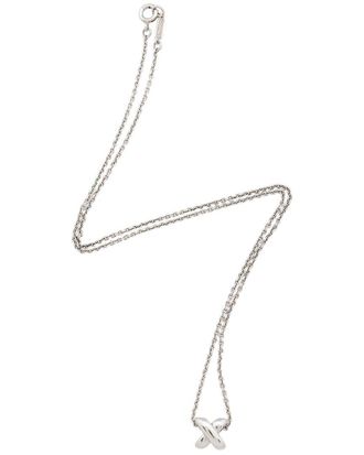 Tiffany & Co. Silver Mini Signature X Pendant Necklace (Authentic Pre-Loved)