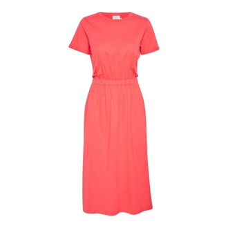 Kaffe Jurken - Dames - Jurken - Rood - Maat: 2XL