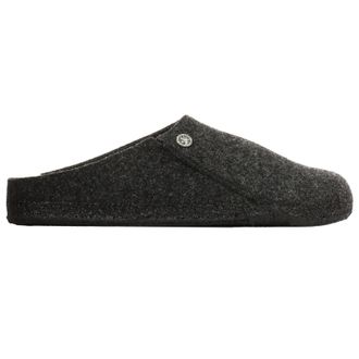 Birkenstock Zermatt Rivet Shearling Wool Unisex Slip On Sandals - Anthracite Gray - Size:UK 10.5