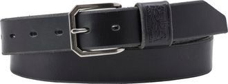 Levi's Lederg&uuml;rtel LEVIS WIDE LOOP TWO HORSE BELT, Damen, Gr. 11,5, schwarz (regular schwarz), Rindsleder, unifarben, G&uuml;rtel Lederg&uuml;rtel, mit Logopr&auml;gung