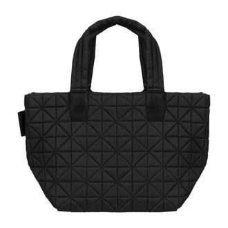 VeeCollective Shopping Bags, female, Black, ONE SIZE, Mini quilted tote bag
