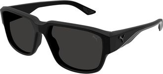 Puma PU0445S Polarized 002 Mens Sunglasses Black Size 59 - Free RX Lenses - Free RX Lenses