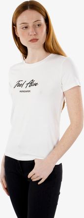 Patrizia Pepe T-Shirt Feel Alive bianco