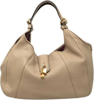 Loewe Borsa Hobo Pre-owned - - Pre-owned - Donna - Beige - ONE SIZE