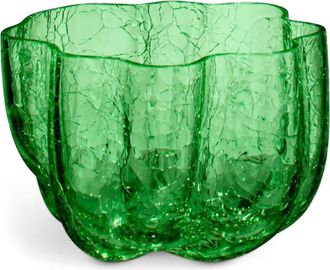 Kosta Boda Small Crackle Bowl in Green at Nordstrom