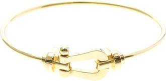 Fred Perry F yellow (18K) Charm Bracelet (Pre-Owned)