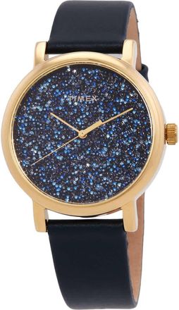 Timex Opulence Quartz Blue Dial Ladies Watch TW2R98100