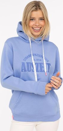 Zwillingsherz Hoodie »Auszeit« mit gestickter Auszeit-Botschaft, Kapuze mit Kordelzug,Tasche vorne