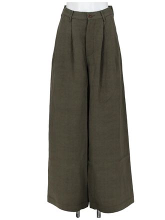 Uma Wang Paella Wide-Leg Viscose Trousers