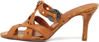 Dior Sandali con dettaglio cut-out - Marrone