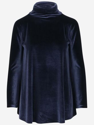 Stephan Janson Stretch Velvet Trikotbluse