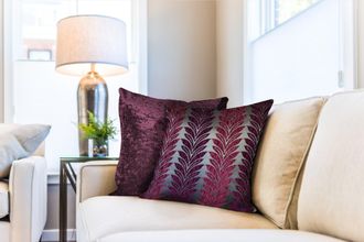 Emma Barclay Willow - Cushion Cover in Plum - Emma Barclay | TJ Hughes Purple
