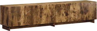vidaXL Soporte De Tv 179,5 X 34,5 X 40 Cm Roble Ahumado Vidaxl
