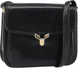Gucci Pre-owned Leren Schoudertas - Dames - Vintage Schoudertas - Zwart - ONE Size - Leer - Vintage