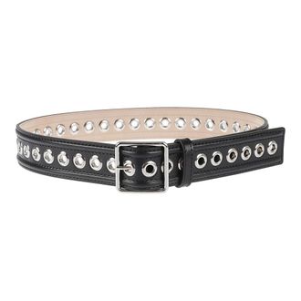Alexander McQueen Dames, Accessoires, Zwart, Maat: 75 CM Leer