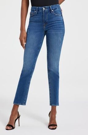 Good American Good Straight Leg Jeans in Indigo271 at Nordstrom Rack, Size 00