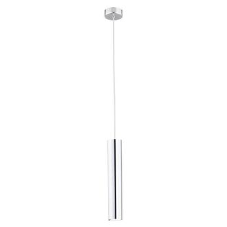 Netlighting Gomera Slim Pendant Ceiling Light Chrome in Silver