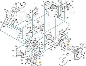 STIGA Sports Motor De Rueda Con Bypass Izquierdo Original Stiga - 1137-0960-01