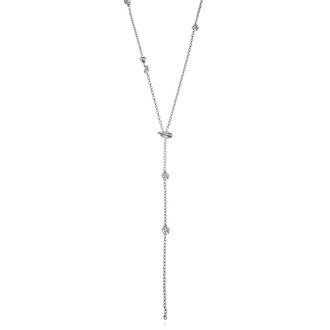 Jil Sander Necklaces, female, Gray, Size: ONE SIZE Brass Necklace