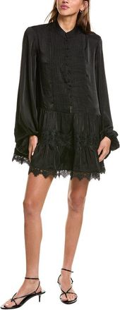 Bardot Antonia Lace Trim Mini Dress