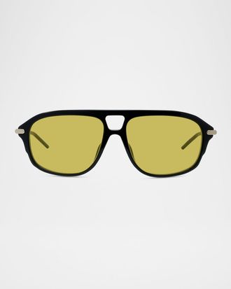 Givenchy Men & apos;s GV40113IM Acetate Square Sunglasses