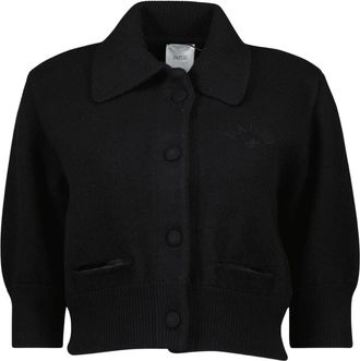 Patou Zwarte wollen vest Herfst-Winter 2025 - Dames - Vesten - Zwart - L - Wol - Truien & Vesten