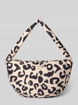 Studio Noos Shoulder Bag mit Logo-Patch in Hellbraun, Gr&ouml;&szlig;e 1