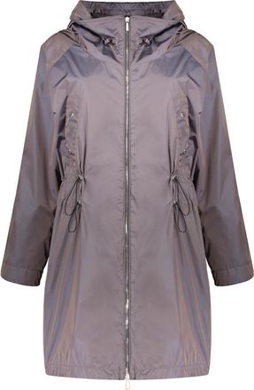 Moorer Verstelbare Parka met Koord en Zakken - Dames - Parka Jassen - Grijs - XS - Jassen