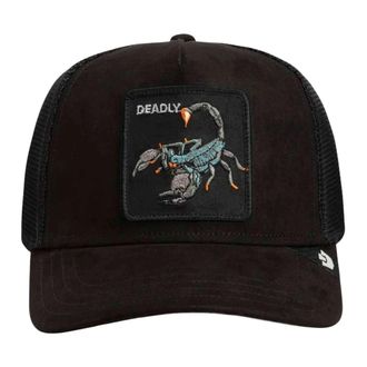 Goorin Brothers Cappellino Trucker in Camoscio con Scorpione - - Accessories - unisex - Nero - ONE SIZE