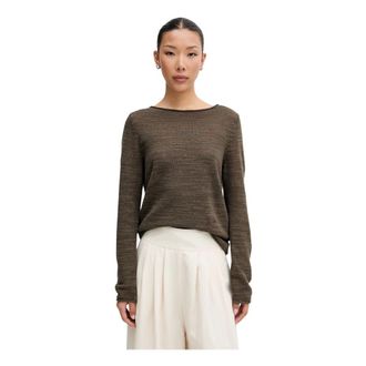 Marc O'Polo Slub Pullover - Dames - Truien - Groen - Maat: S Katoen