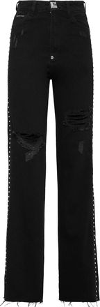 Philipp Plein Jeans Met Wijde Pijpen