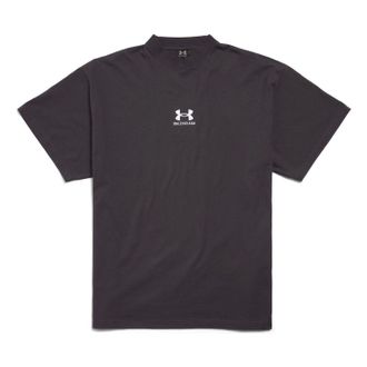Balenciaga x Under Armour T-shirt Oversized Fit Black White 787349TRVB79034