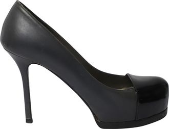 Saint Laurent Pre-owned Womens Pumps in Black Leather - Size EU 37
