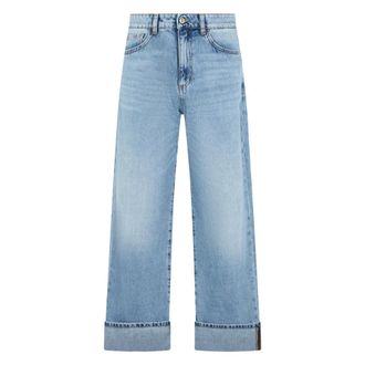 Icon Denim Los Angeles Straight Jeans, female, Blue, Size: W24 Denim Jeans