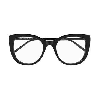 Saint Laurent SL778001 Square Full Rim Eyeglasses - Black
