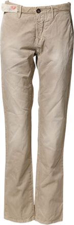 Incotex Mid Waist Straight Women Casual Chino Trouser Womens Pants