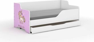 OEM Cama Infantil Lilu 160x80 Unicornio Rosa - Laterales