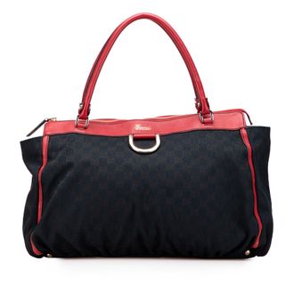 Gucci D Ring Tote Canvasleer