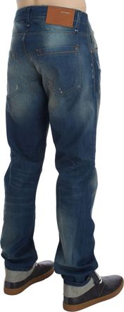 Acht Wash Cotton Stretch Baggy Fit Mens Jeans