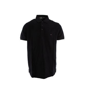 Tommy Hilfiger Polo Shirts, male, Black, Size: XL Polo Shirt