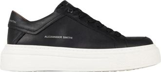 Alexander Smith Regent - Heren - Sneakers - Zwart - 39 EU - Leer - Schoenen